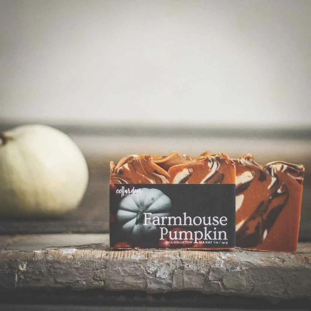 Cellardoor Farmhouse Pumpkin Bar Soap - Seifenstück 142g