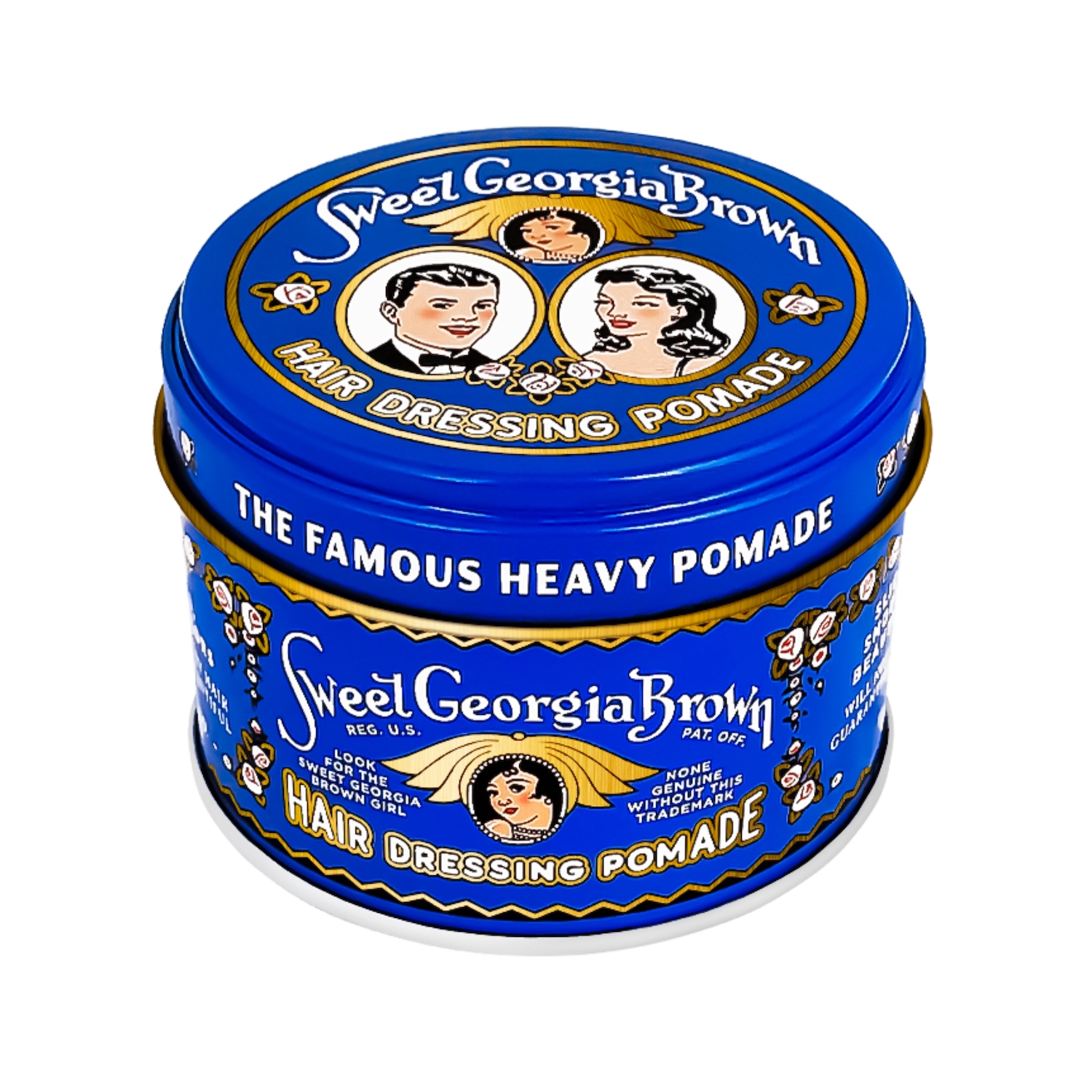 Sweet Georgia Brown Blue Heavy Hair Dressing Pomade 114g