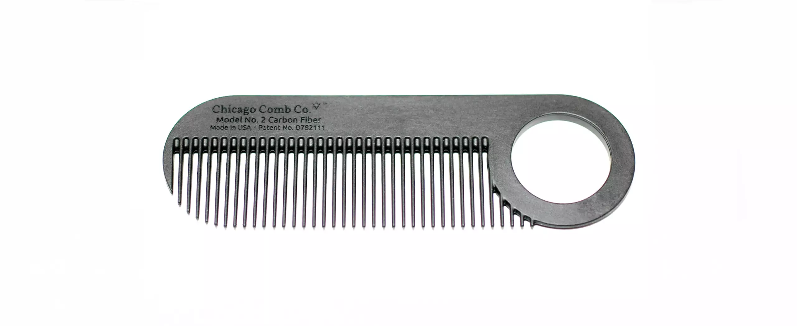 Chicago Comb Co. Model No. 2 Carbon Fiber