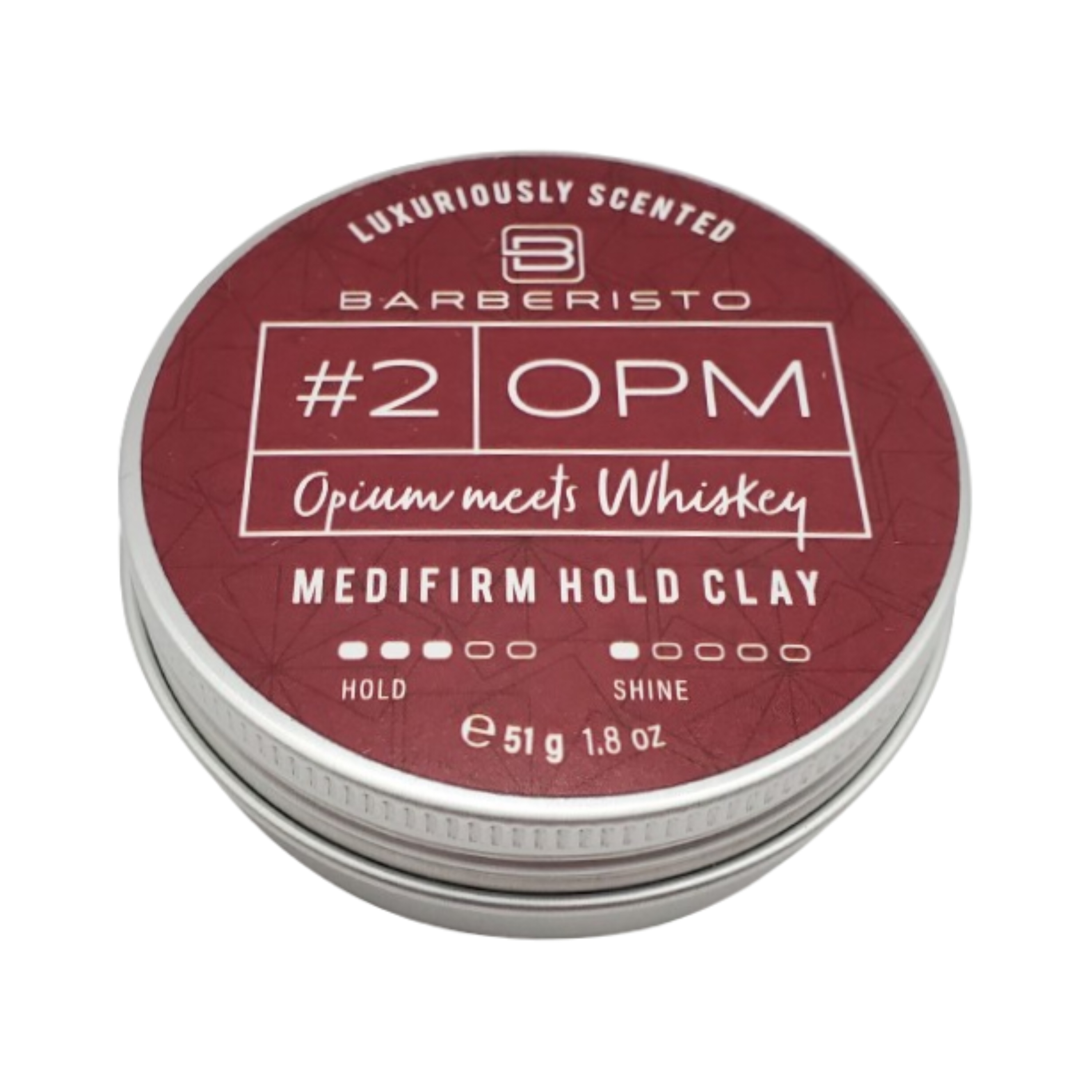 Fettkopp Barberisto #2 OPM Medifirm Hold Clay 51g