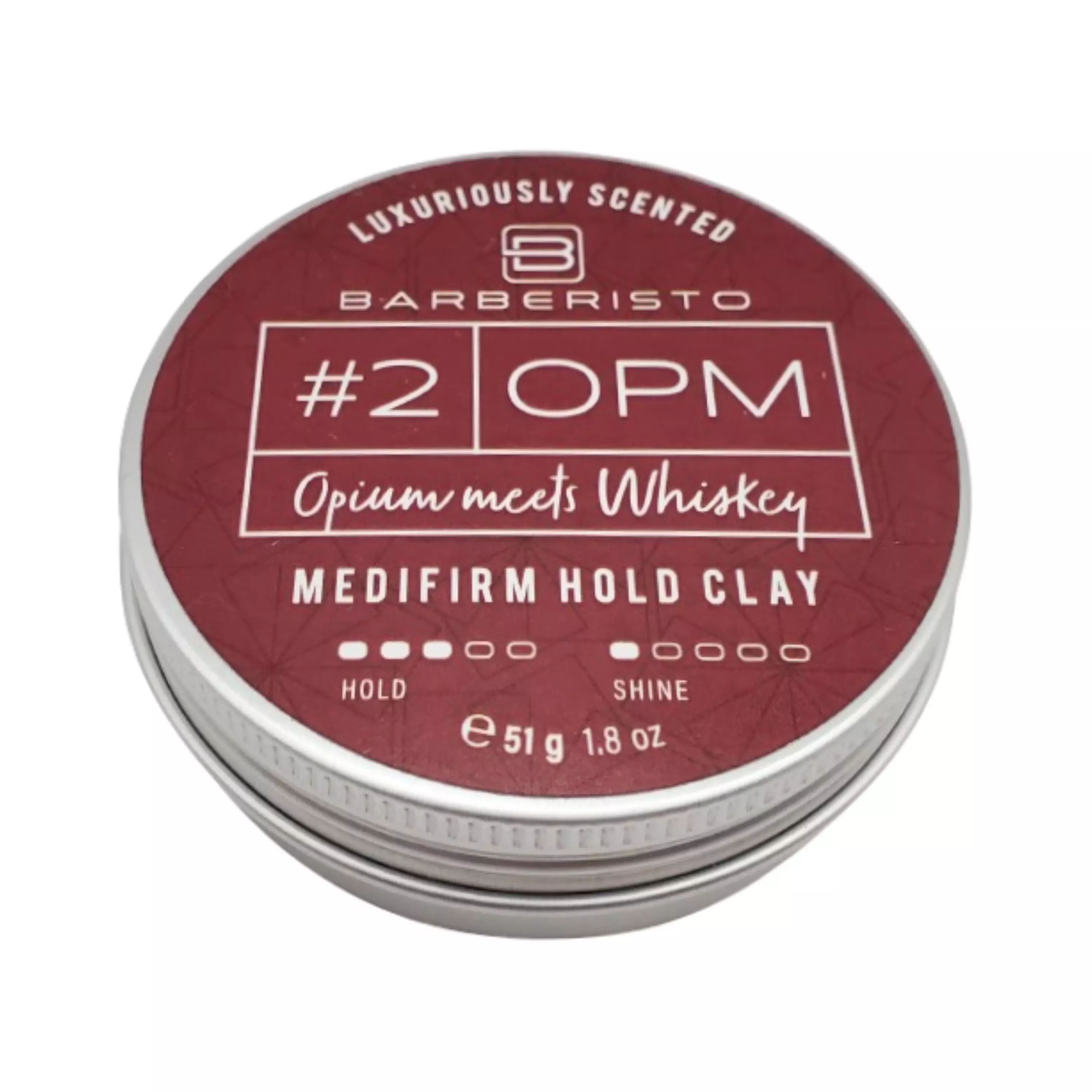 Fettkopp Barberisto #2 OPM Medifirm Hold Clay 51g