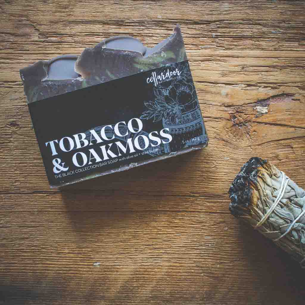 Cellardoor Tobacco + Oakmoss Bar Soap 142g 