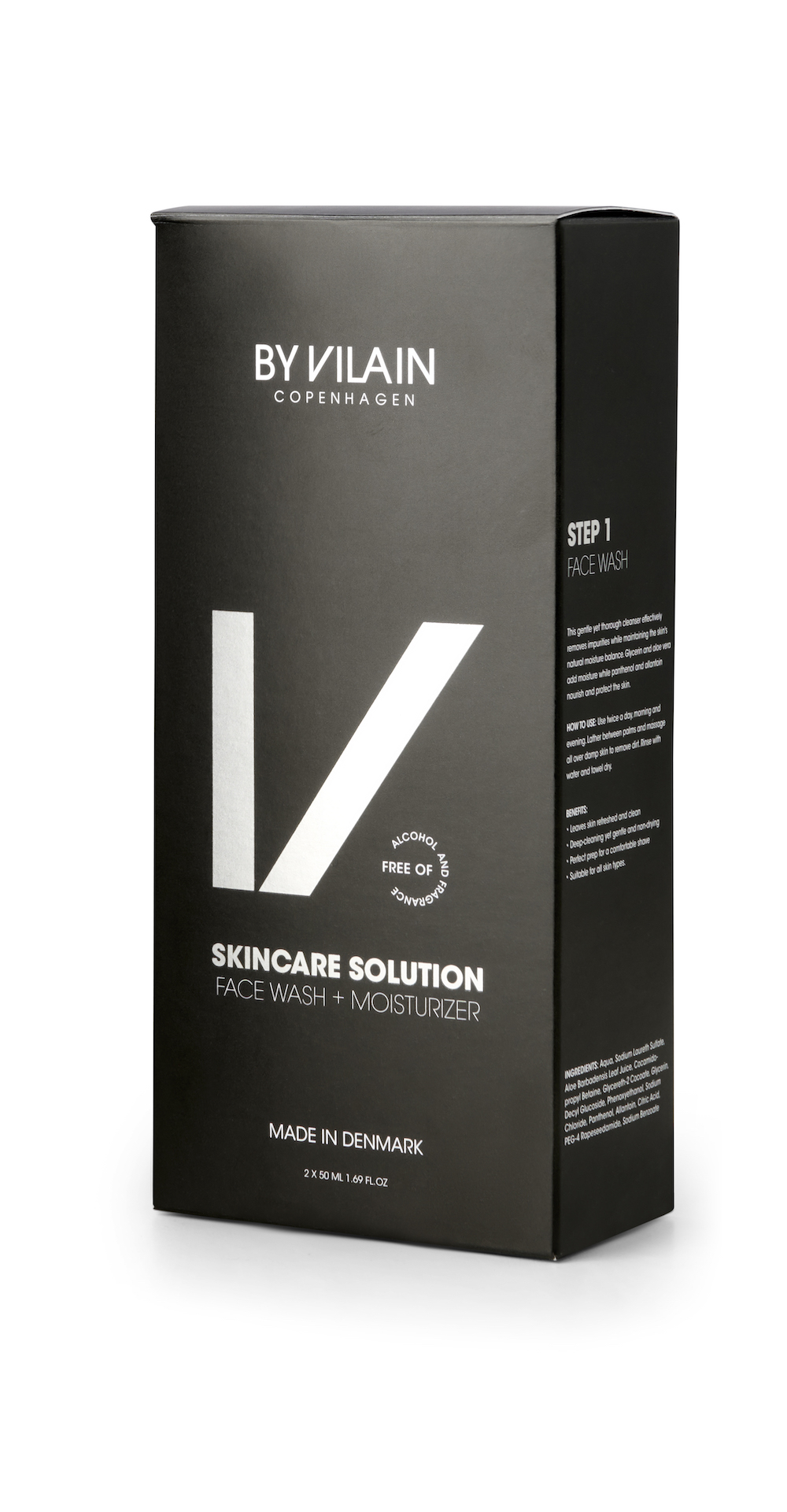 By Vilain Skincare Solution 2-Pack Face Wash & Moisturizer 100ml