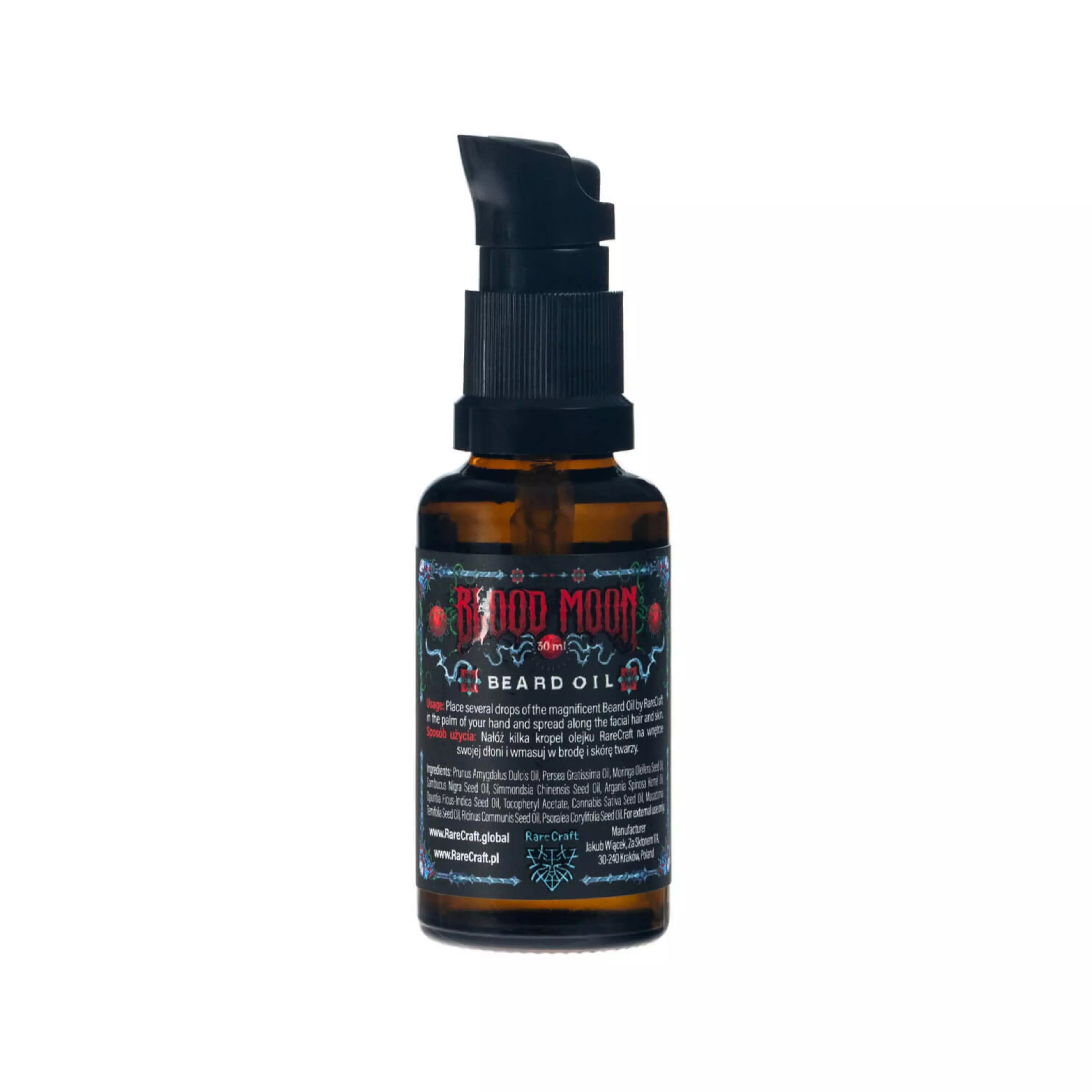 RareCraft Blood Moon Beard Oil 30ml