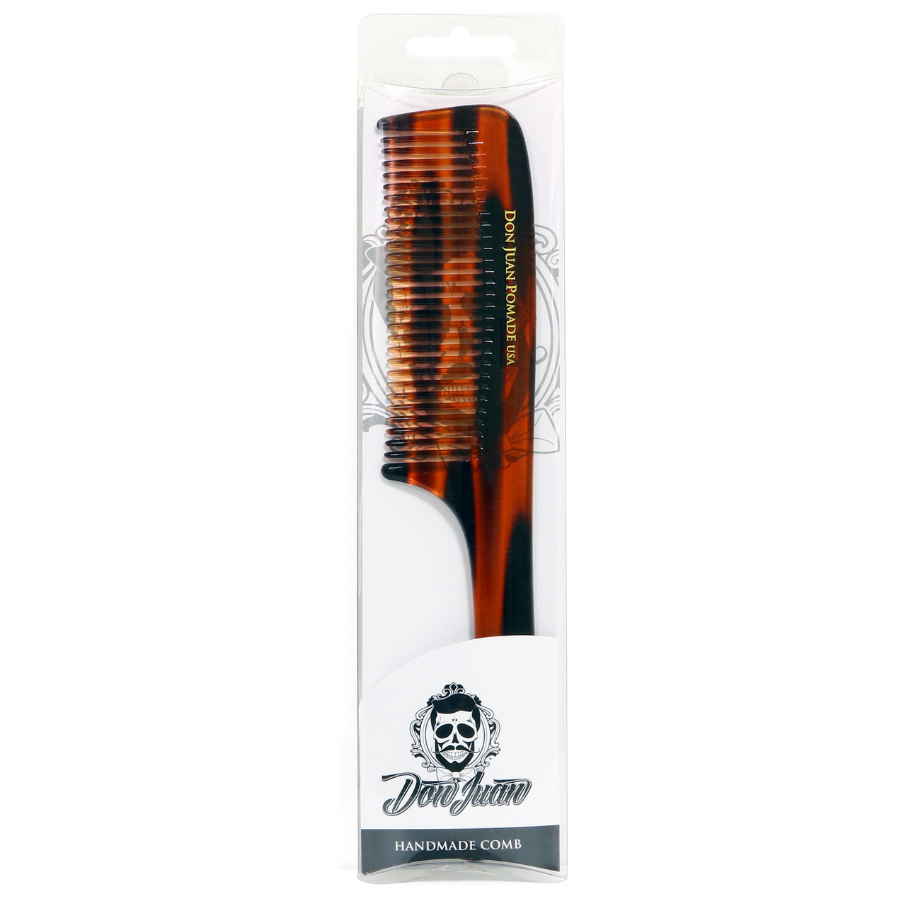 Don Juan Tortoise Handle Comb - Kamm