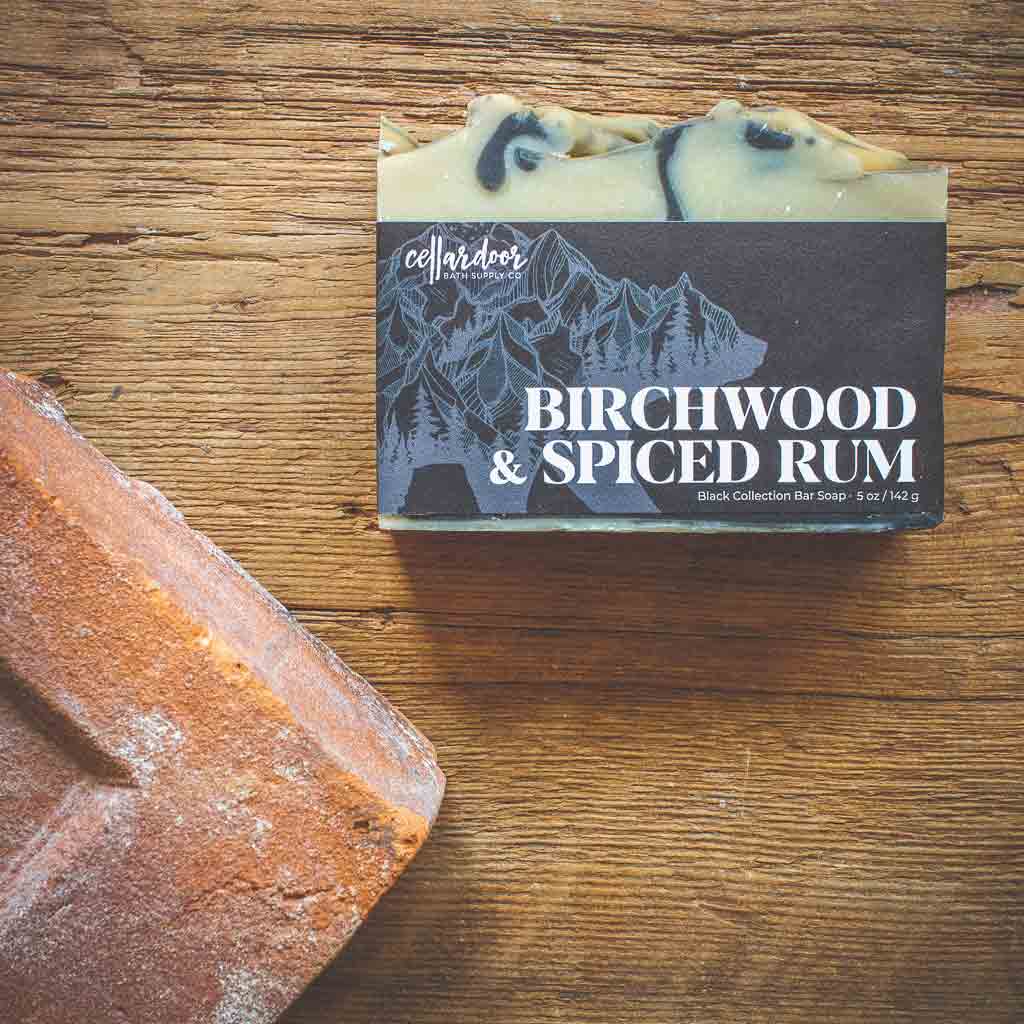 Cellardoor Birchwood + Spiced Rum Bar Soap - Seifenstück 142g