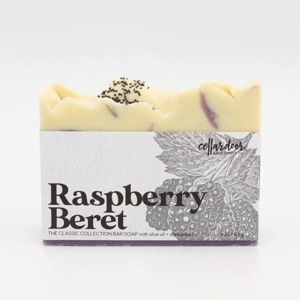 Cellardoor Bath Supply Co. Raspberry Beret Bar Soap - Seifenstück 142g