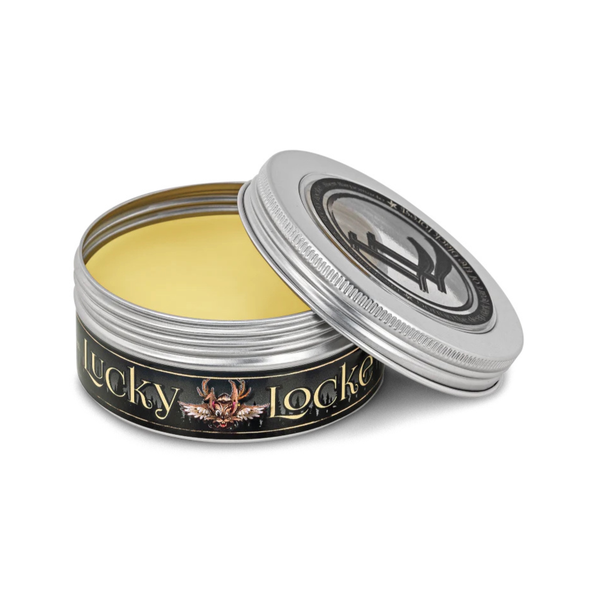 Lucky Locke Black Lemon Wood Strong Hold Pomade 120ml