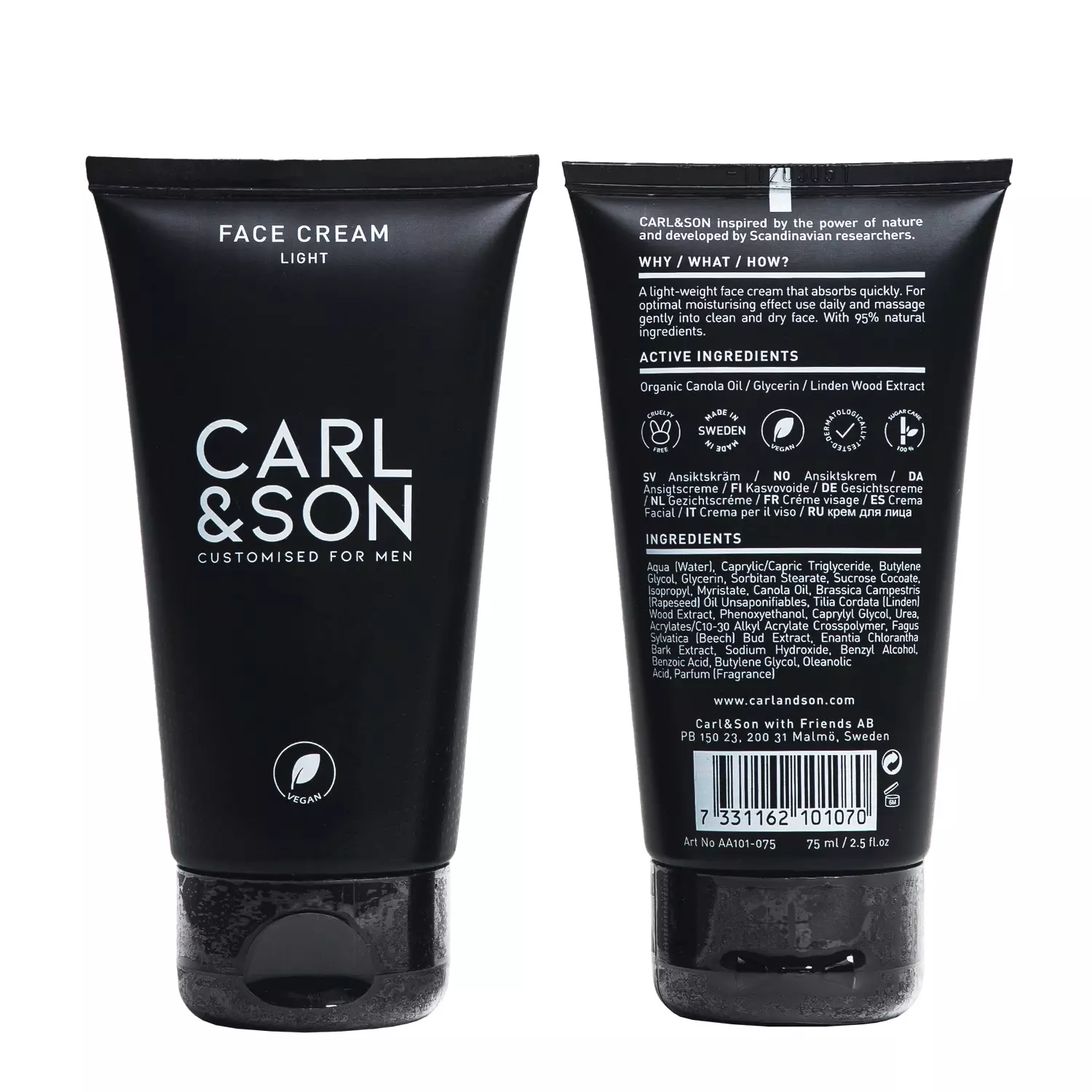 Carl&Son Face Cream Light 75ml