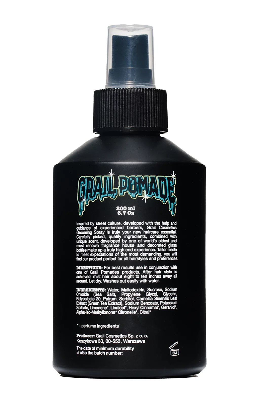 Grail Pomade Grooming Spray 200ml