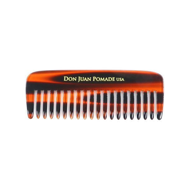 Don Juan Handmade Tortoise Beard Comb - Bartkamm