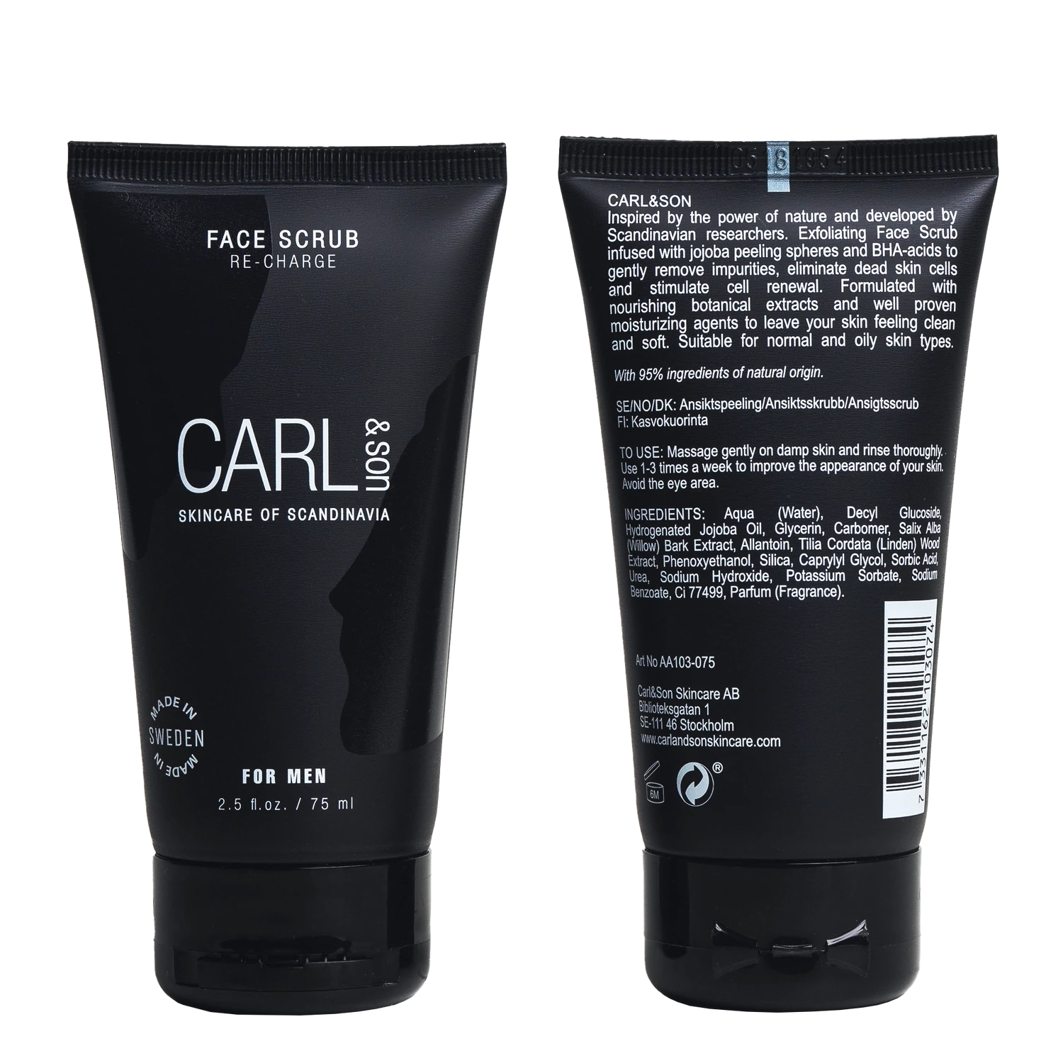 Carl&Son Face Scrub - Gesichtspeeling 75ml