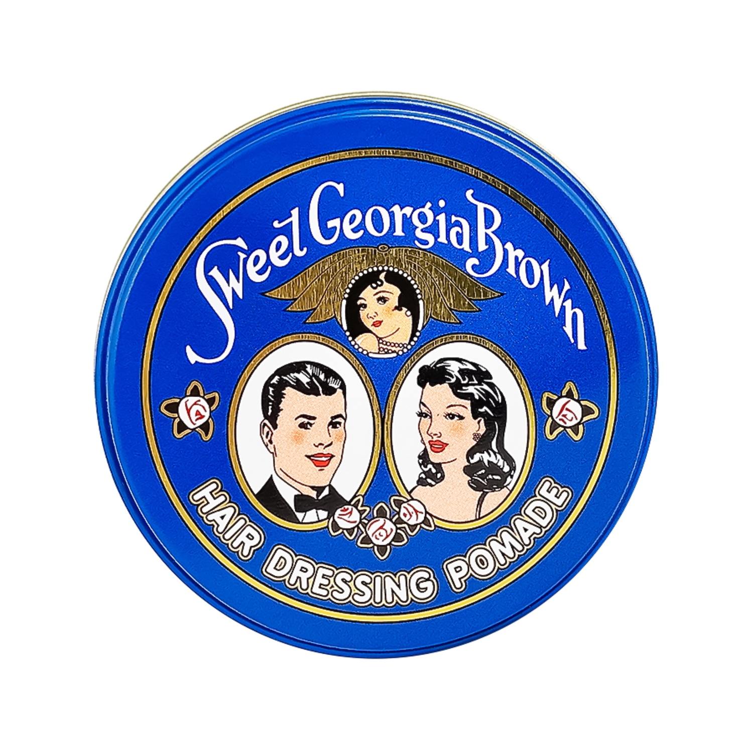 Sweet Georgia Brown Blue Heavy Hair Dressing Pomade 114g