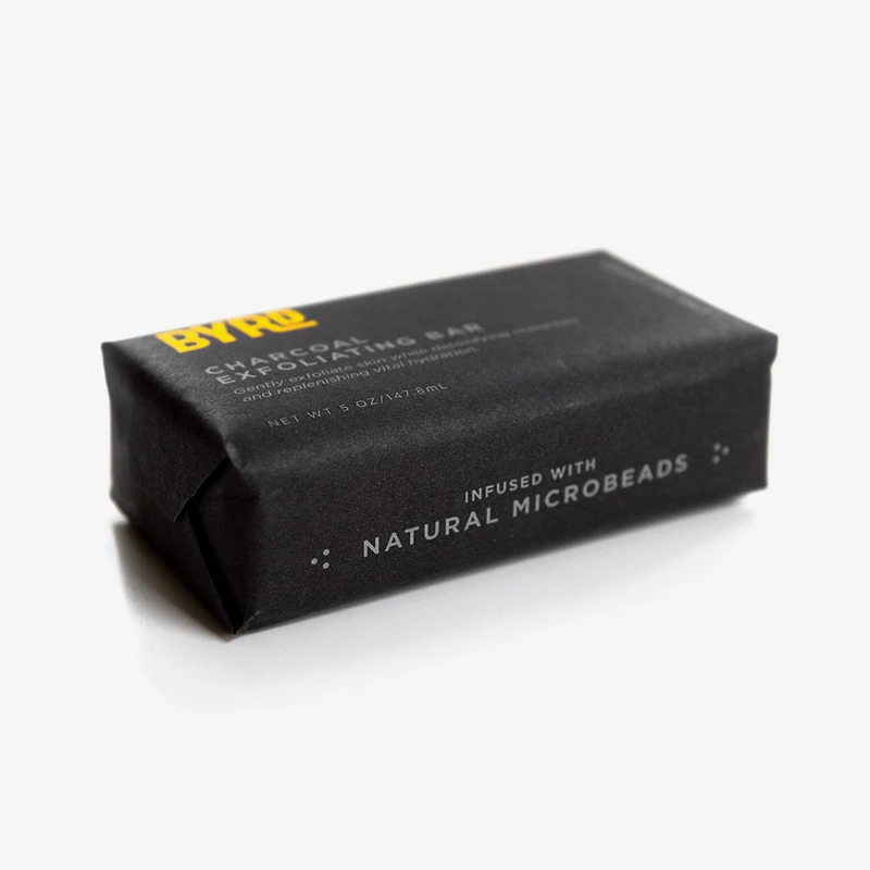 Byrd Activated Charcoal Exfoliating Bar - Seifenstück 147,8ml