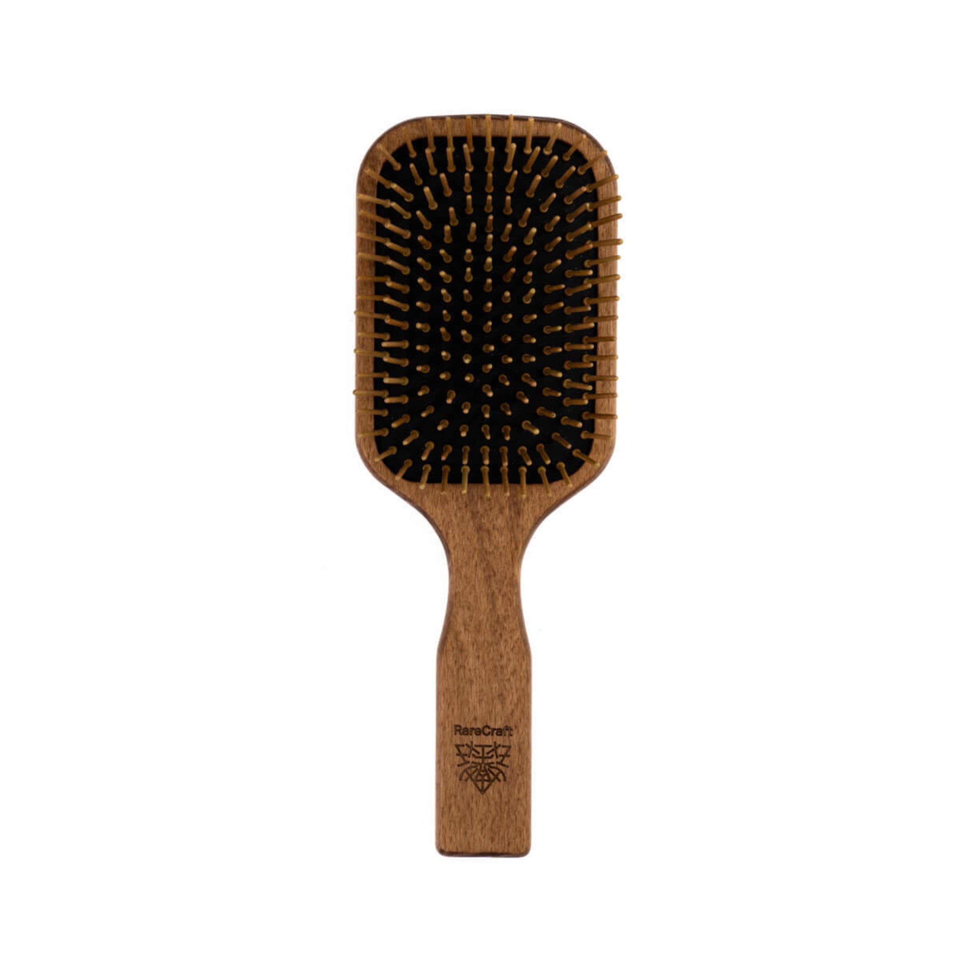 RareCraft Paddle Brush Dark Wood - Bürste