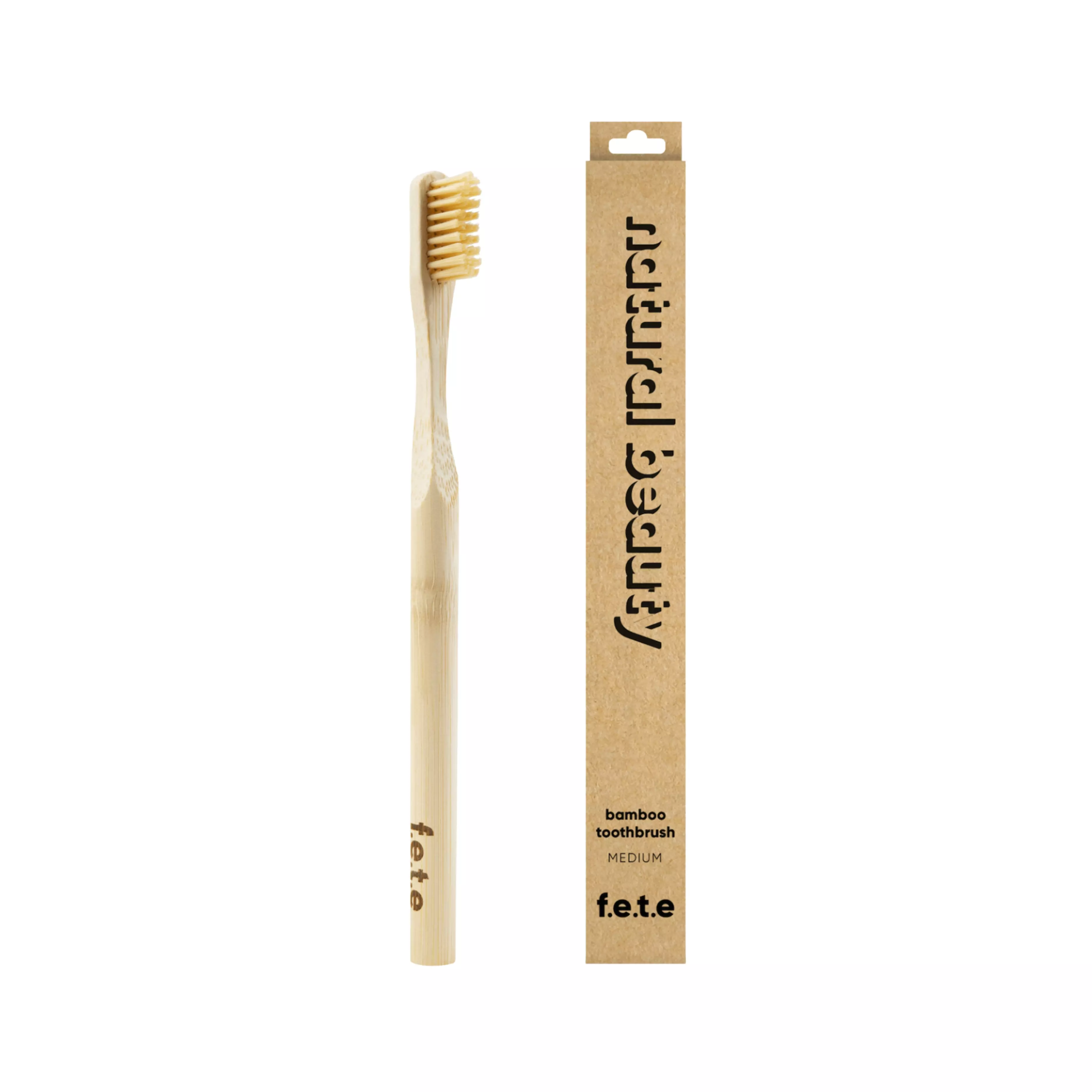 f.e.t.e Natural Beauty Bamboo Toothbrush (Medium)