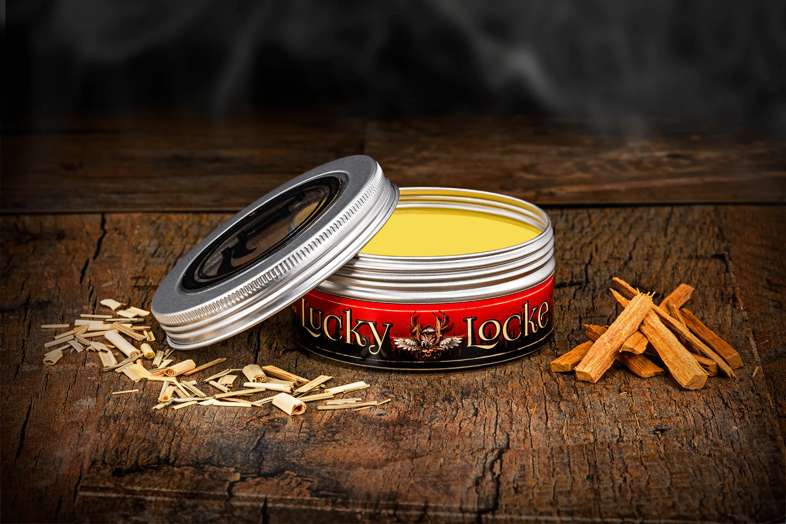 Lucky Locke Red Lemon Wood Firm Hold Pomade 120ml