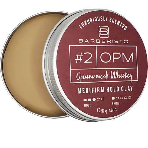 Fettkopp Barberisto #2 OPM Medifirm Hold Clay 51g