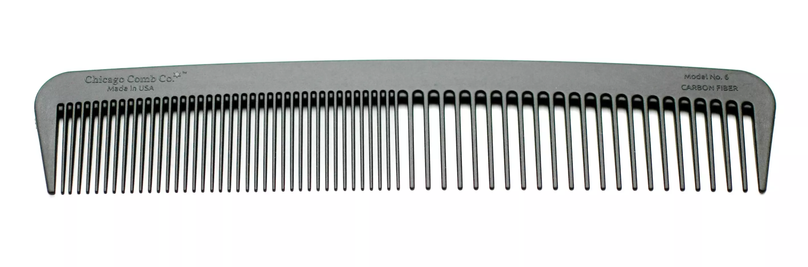 Chicago Comb Co. Model No. 6 Carbon Fiber