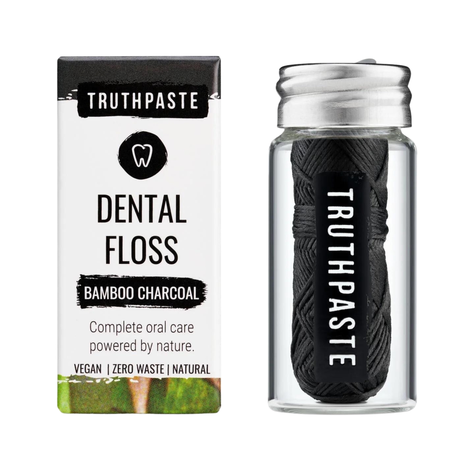 Truthpaste Bamboo Charcoal Dental Floss - Zahnseide