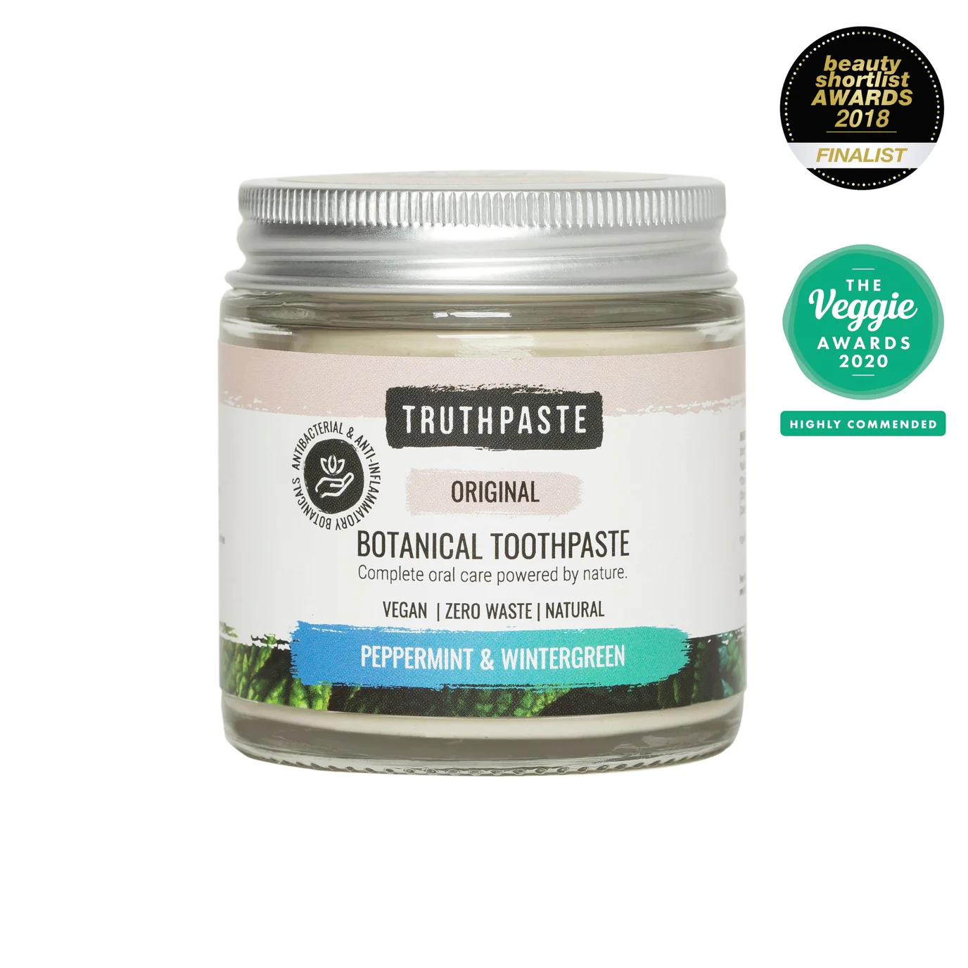 Truthpaste Original Botanical Toothpaste Peppermint & Wintergreen - Zahnpasta 100ml