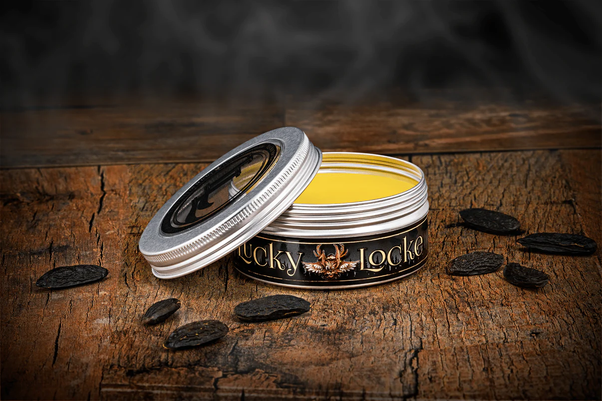 Lucky Locke Black Crazy Bean Strong Hold Pomade 120ml