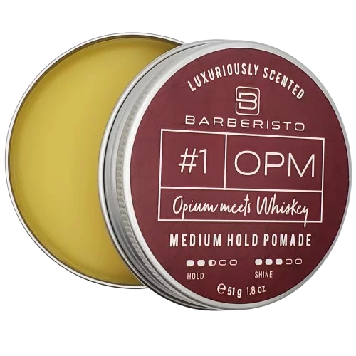 Fettkopp Barberisto #1 OPM Medium Hold Pomade 51g