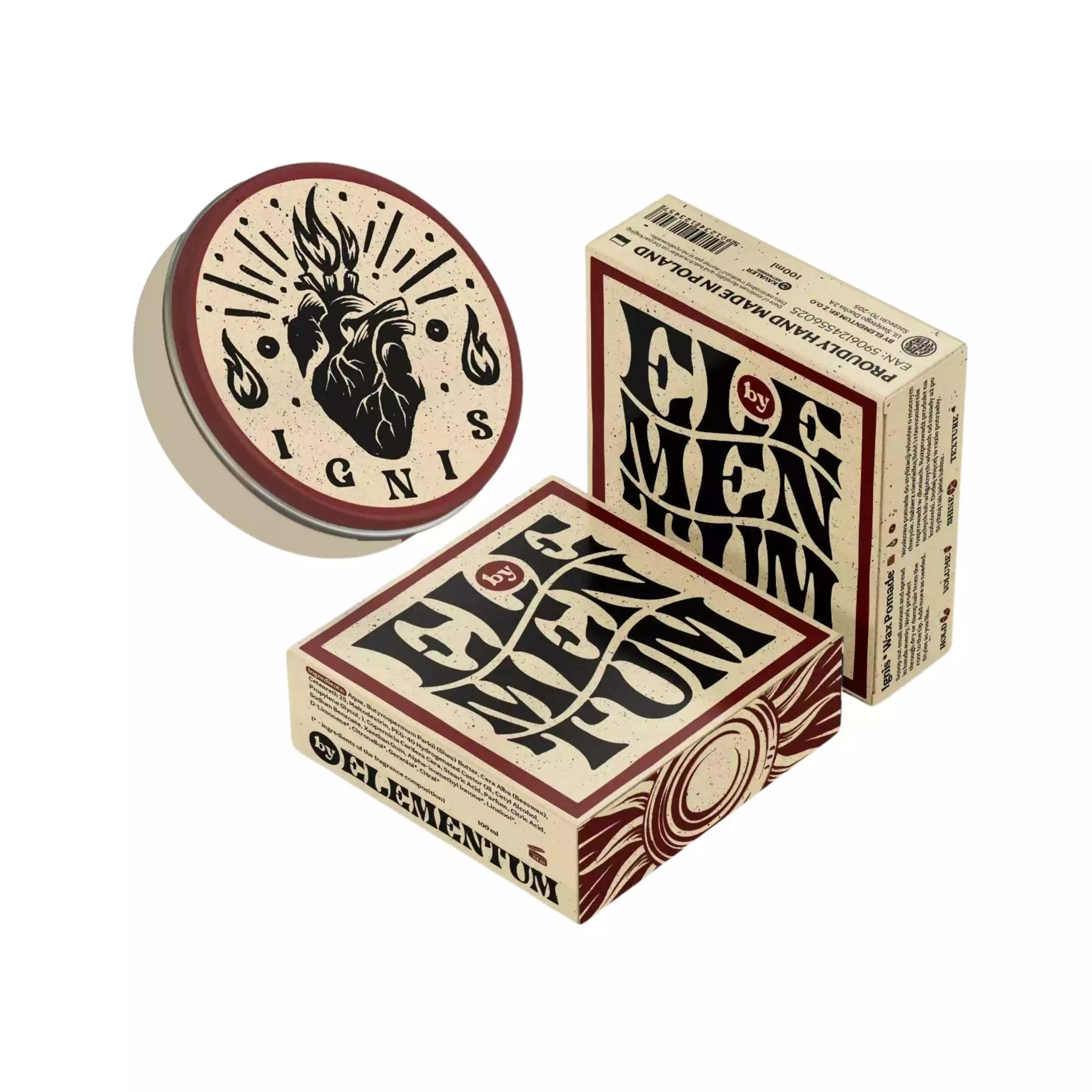 By Elementum Ignis Wax Pomade 100ml