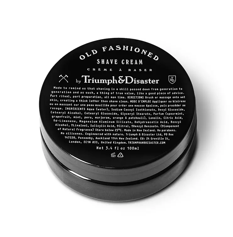 Triumph & Disaster Old Fashioned Shave Cream Jar 100ml - Rasiercreme