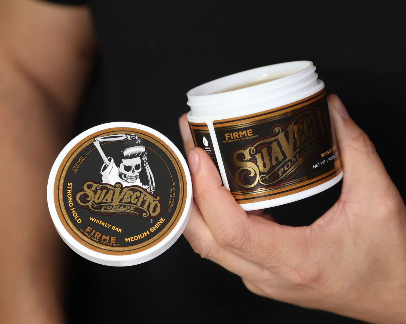 Suavecito Firme Hold Pomade Whiskey Bar 113g