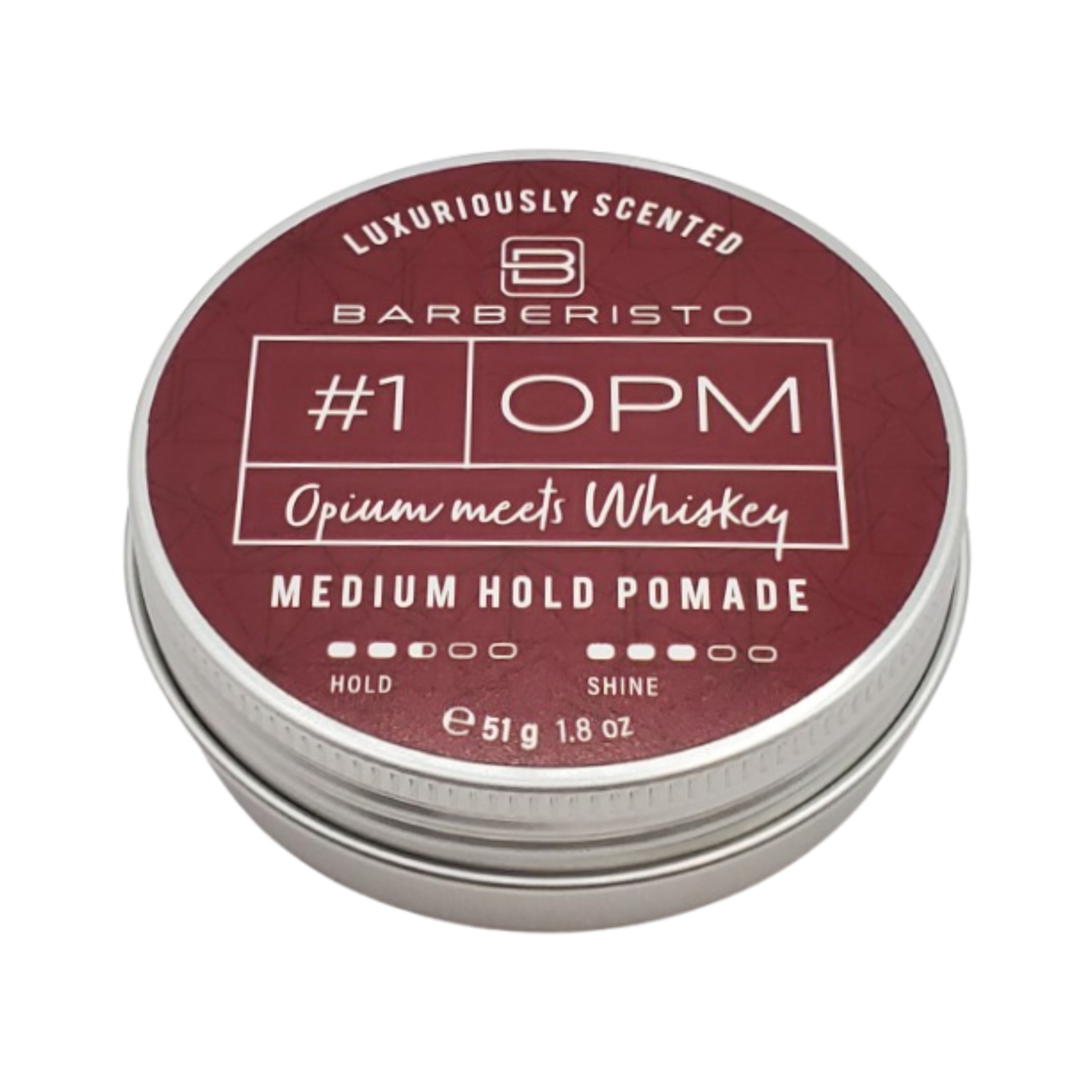 Fettkopp Barberisto #1 OPM Medium Hold Pomade 51g