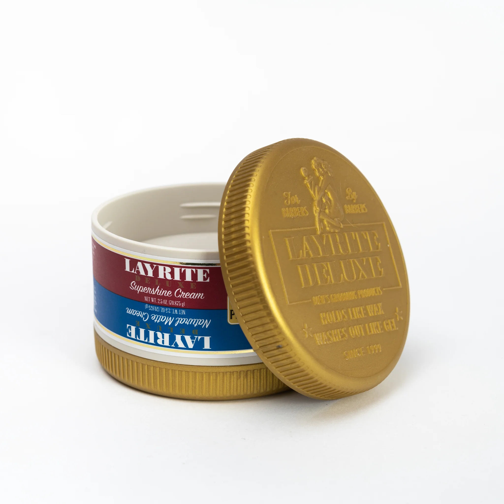 Layrite Deluxe Dual Chamber - Natural Matte & Supershine Cream 141,75g